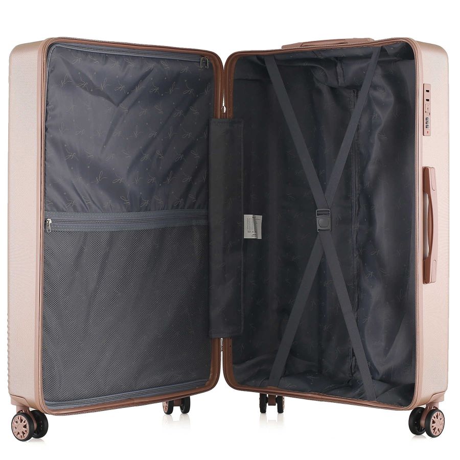 Чемодан большой Semi Line T5758-4 ABS-пластик 28 дюймов 101 л Rose