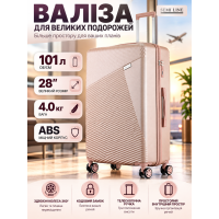 Чемодан большой Semi Line T5758-4 ABS-пластик 28 дюймов 101 л Rose