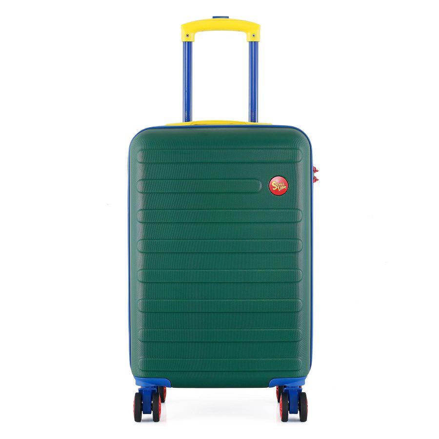 Чемодан маленький Semi Line T5846-1 ABS-пластик 20 дюймов 38.5 л для ручной клади Зелёный