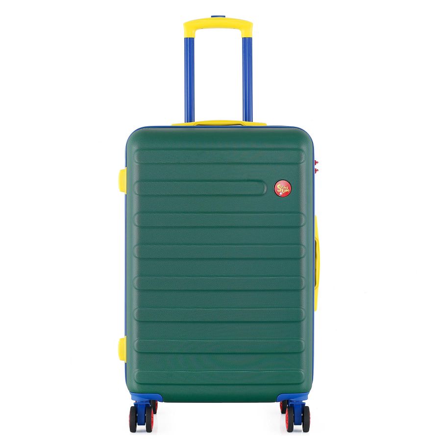 Чемодан средний Semi Line T5846-2 ABS-пластик 24 дюйма 63 л Зелёный