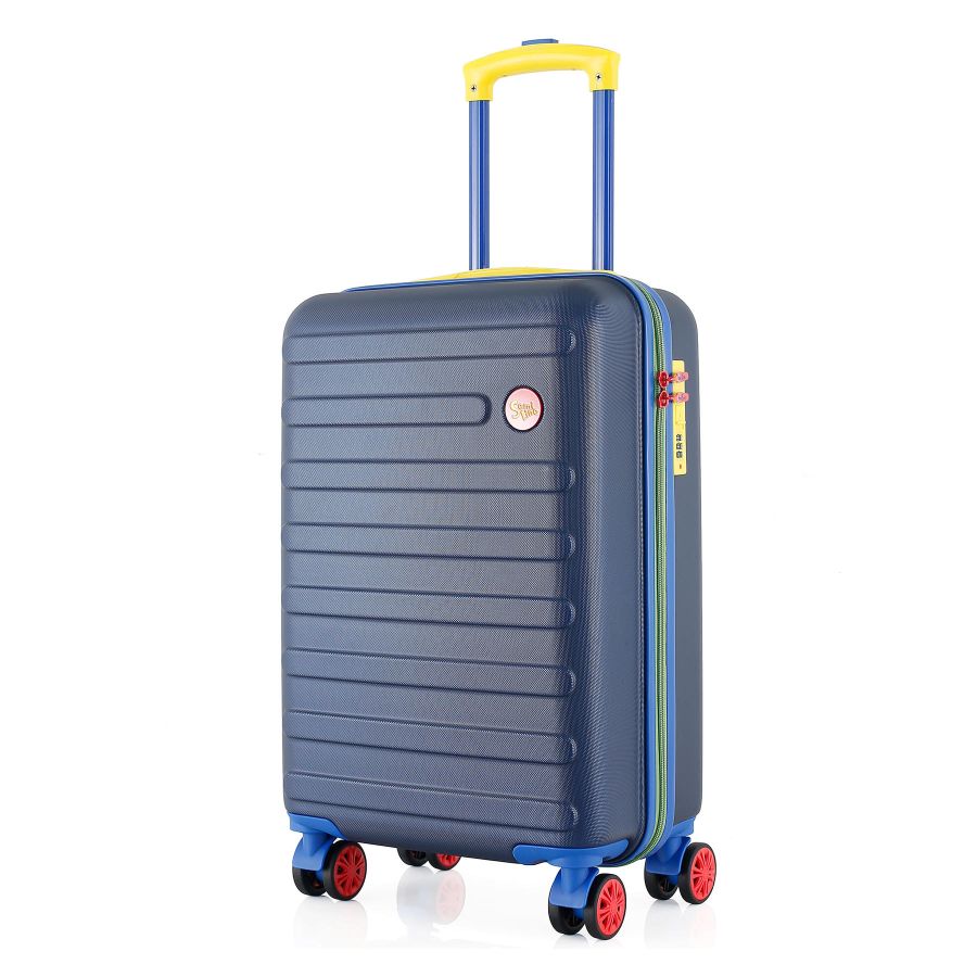 Чемодан маленький Semi Line T5847-1 ABS-пластик 20 дюймов 38.5 л для ручной клади Синий