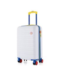 Чемодан маленький Semi Line T5842-1 ABS-пластик 20 дюймов 38.5 л для ручной клади Белый