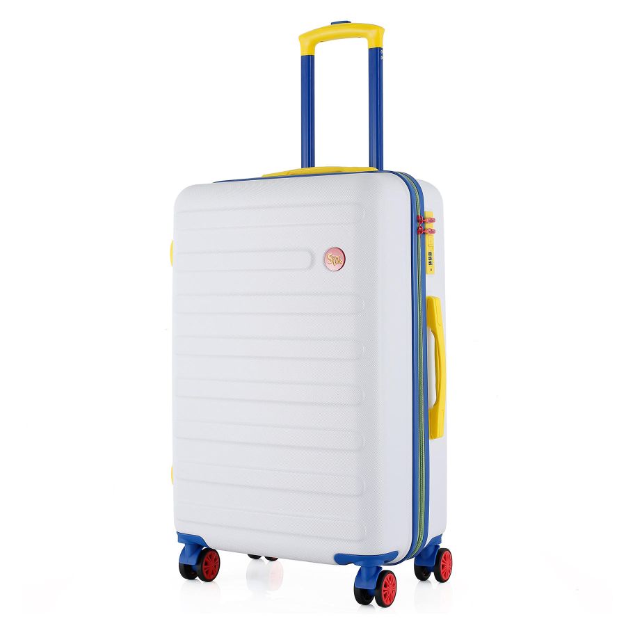 Чемодан средний Semi Line T5842-2 ABS-пластик 24 дюйма 63 л Белый