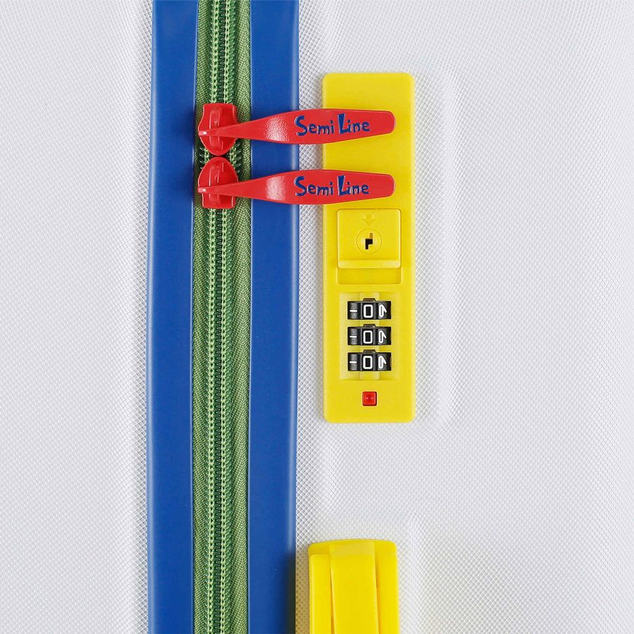 Чемодан большой Semi Line T5842-3 ABS-пластик 28 дюймов 97.5 л Белый