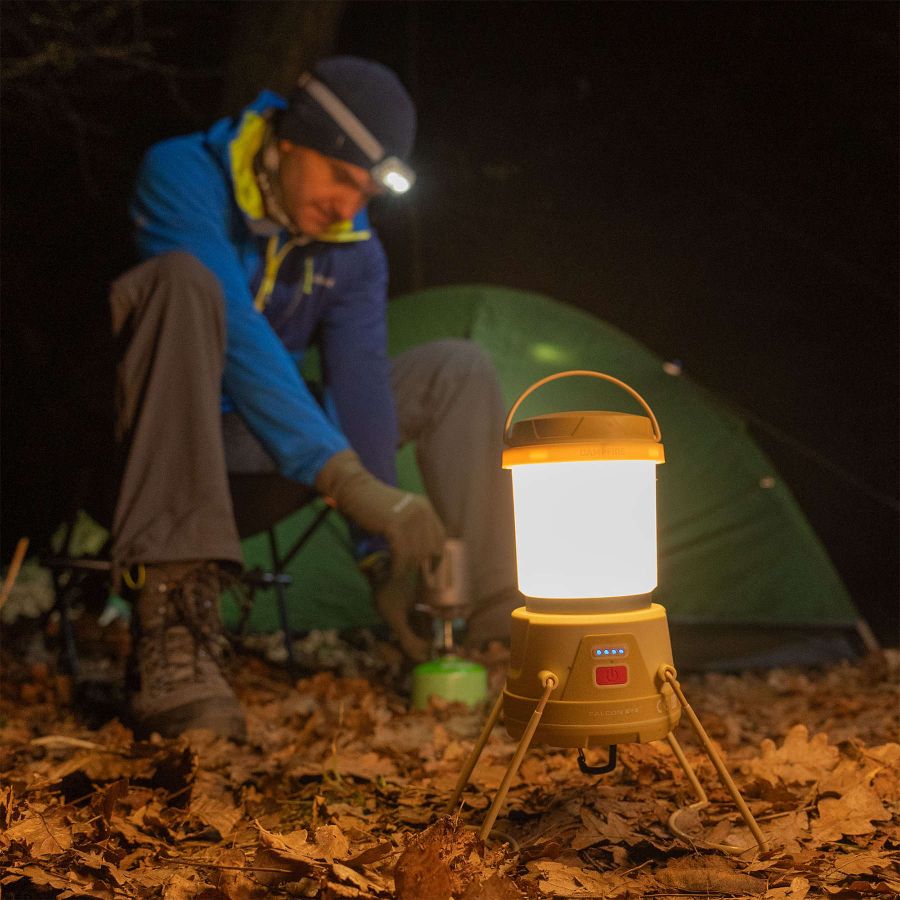Фонарь кемпинговый Falcon Eye Campfire FCL0032 LED 1720 лм 4400 мАч IPX5 USB-C Бежевый
