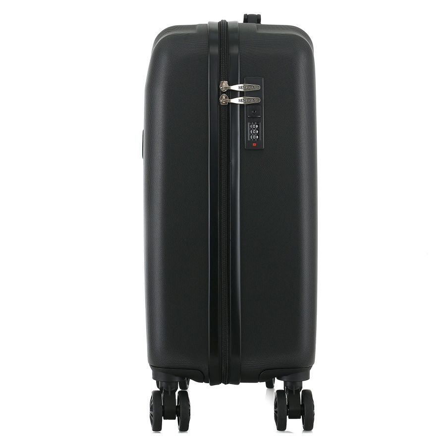 Чемодан маленький Semi Line T5984-3 ABS-пластик 20 дюймов 42 л для ручной клади Чёрный