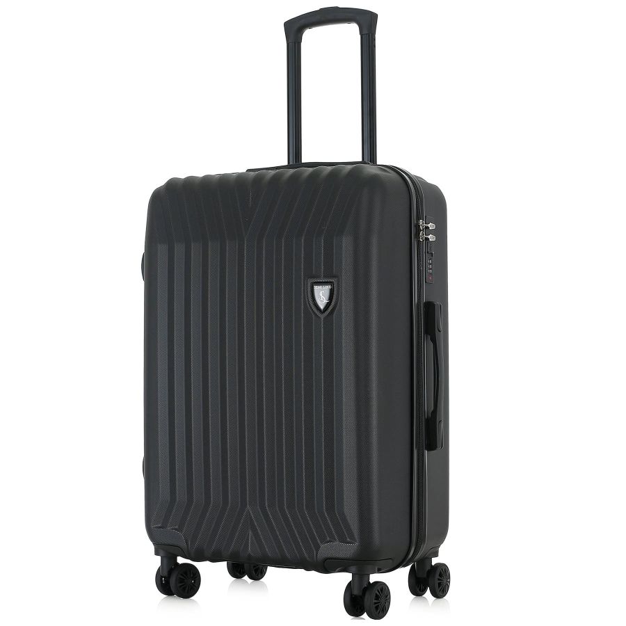 Чемодан средний Semi Line T5985-4 ABS-пластик 24 дюйма 69 л Черный