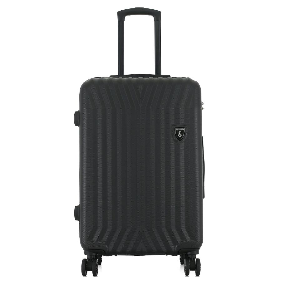 Чемодан средний Semi Line T5985-4 ABS-пластик 24 дюйма 69 л Черный