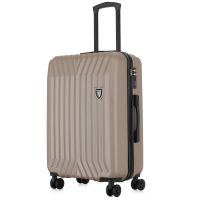 Чемодан средний Semi Line T5985-4 ABS-пластик 24 дюйма 69 л Шампань