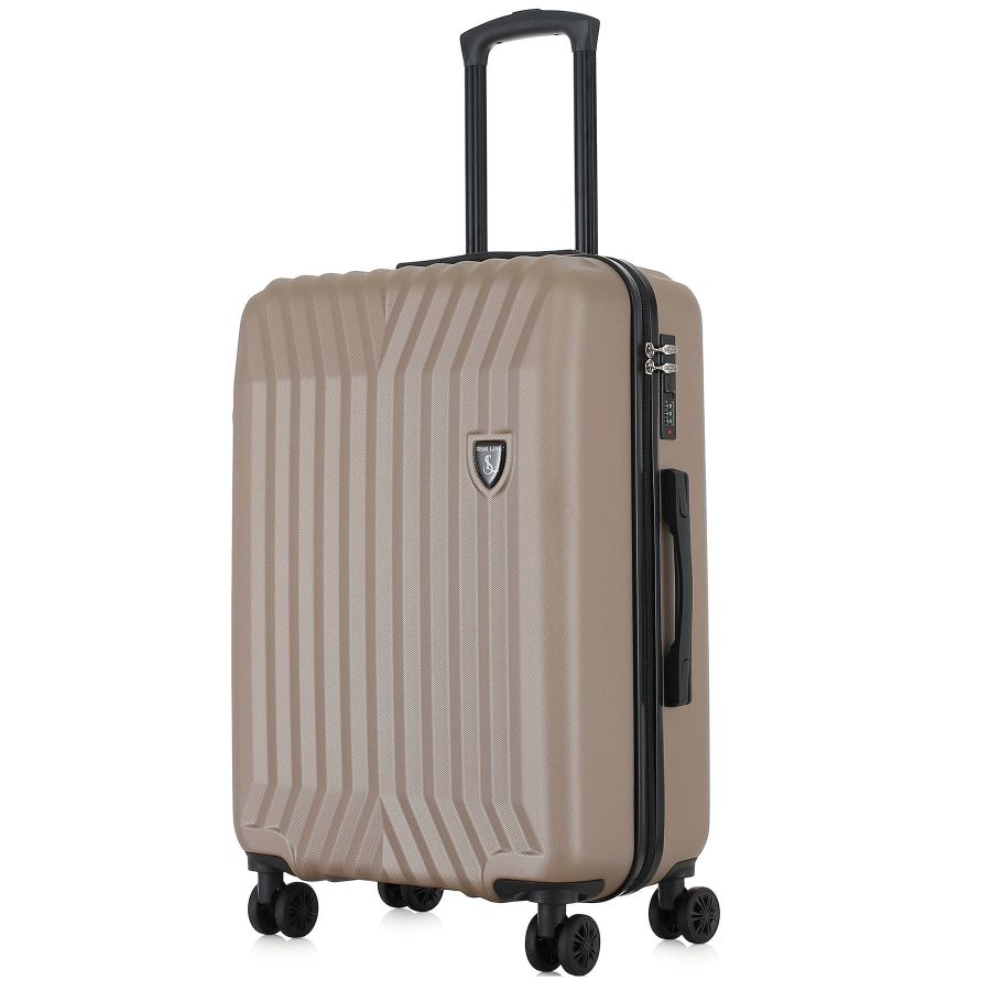 Чемодан средний Semi Line T5985-4 ABS-пластик 24 дюйма 69 л Шампань