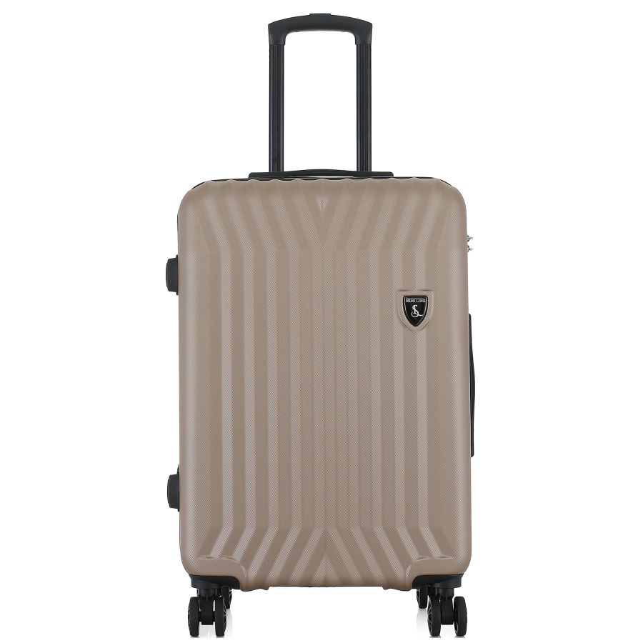 Чемодан средний Semi Line T5985-4 ABS-пластик 24 дюйма 69 л Шампань