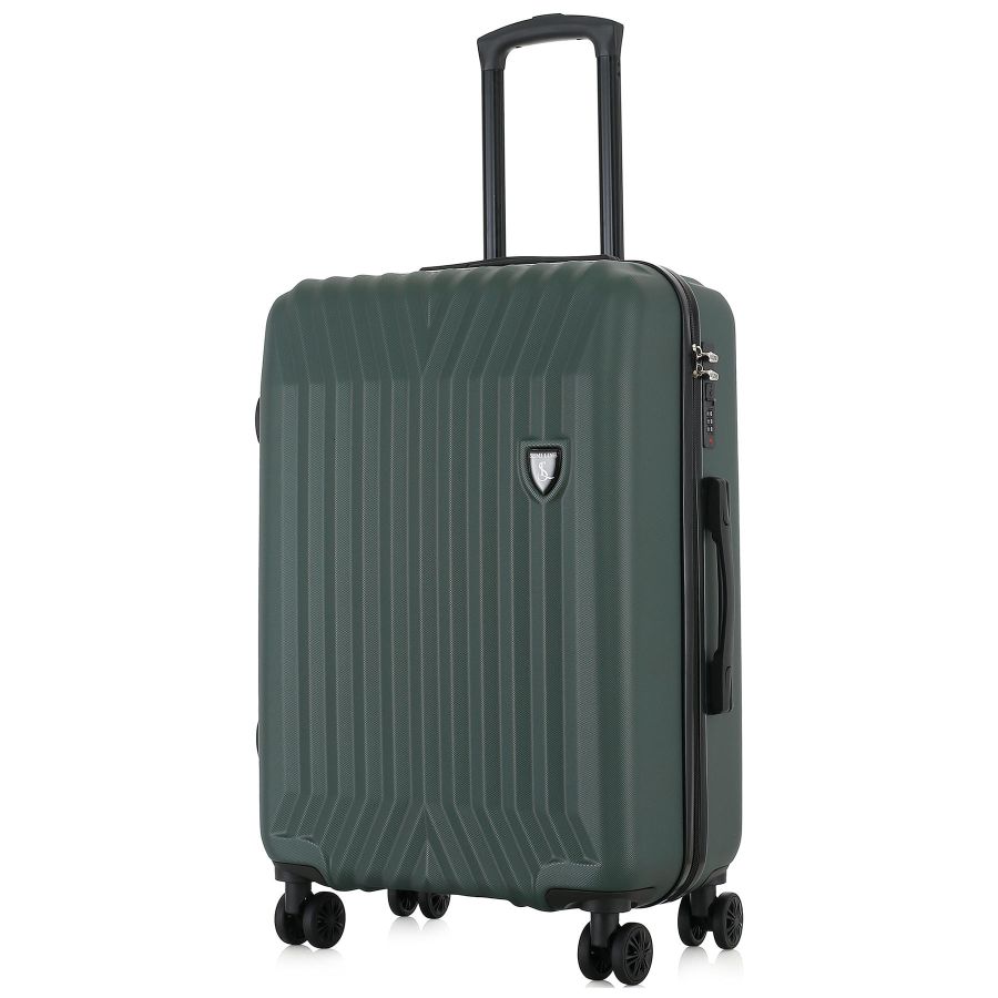 Чемодан средний Semi Line T5986-4 ABS-пластик 24 дюйма 69 л Зелёный