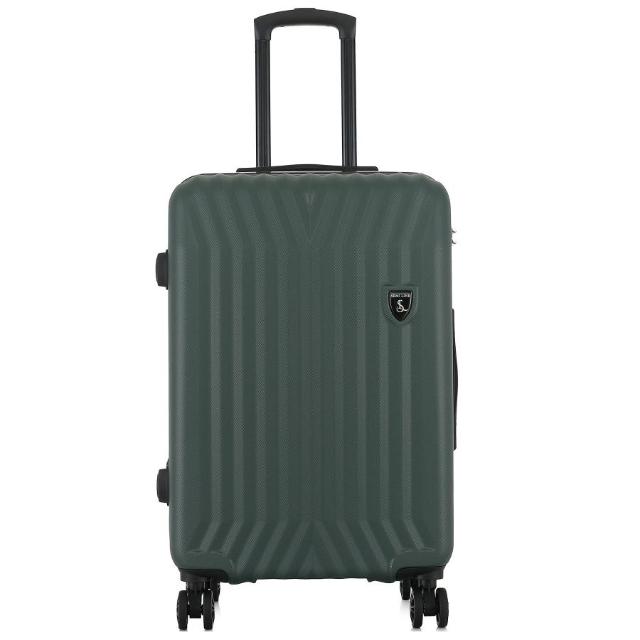 Чемодан средний Semi Line T5986-4 ABS-пластик 24 дюйма 69 л Зелёный