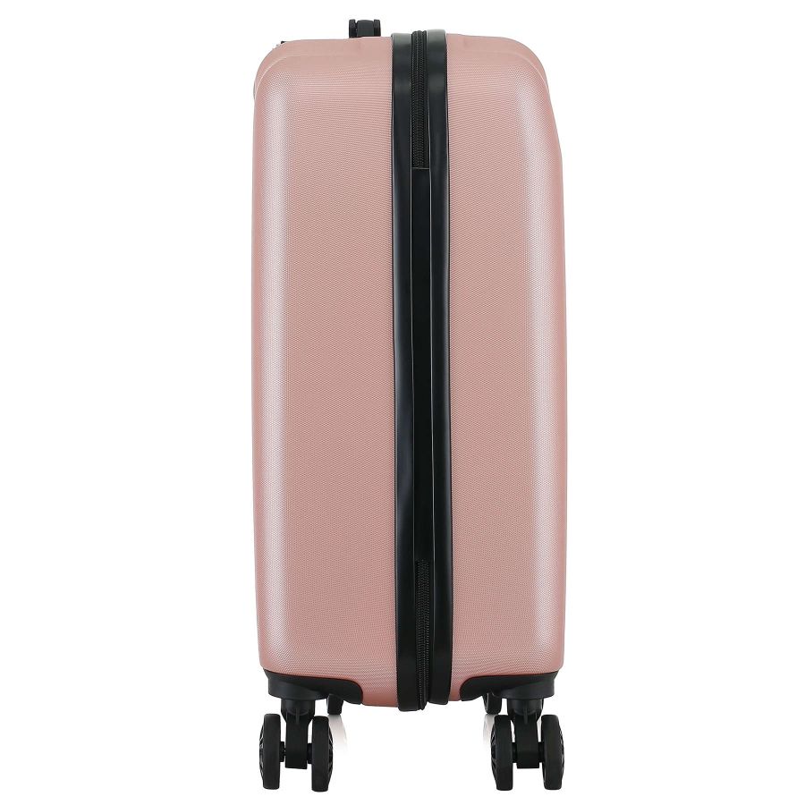 Чемодан маленький Semi Line T5987-3 ABS-пластик 20 дюймов 42 л для ручной клади Розовое золото