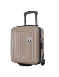 Чемодан миниатюрный Semi Line T5985-2 ABS-пластик 16 дюймов 21 л для ручной клади Шампань