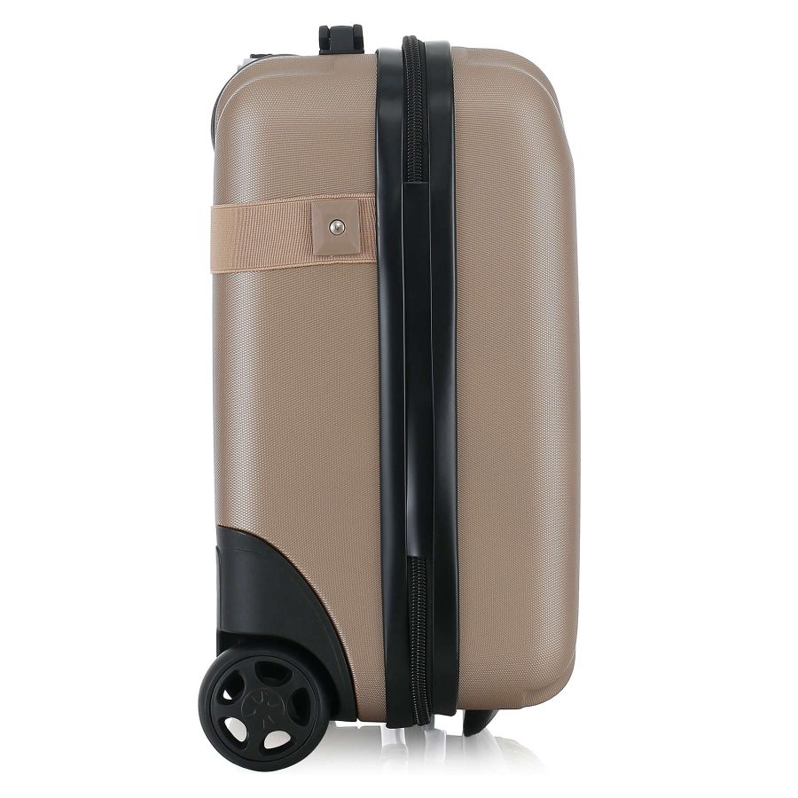 Чемодан миниатюрный Semi Line T5985-2 ABS-пластик 16 дюймов 21 л для ручной клади Шампань