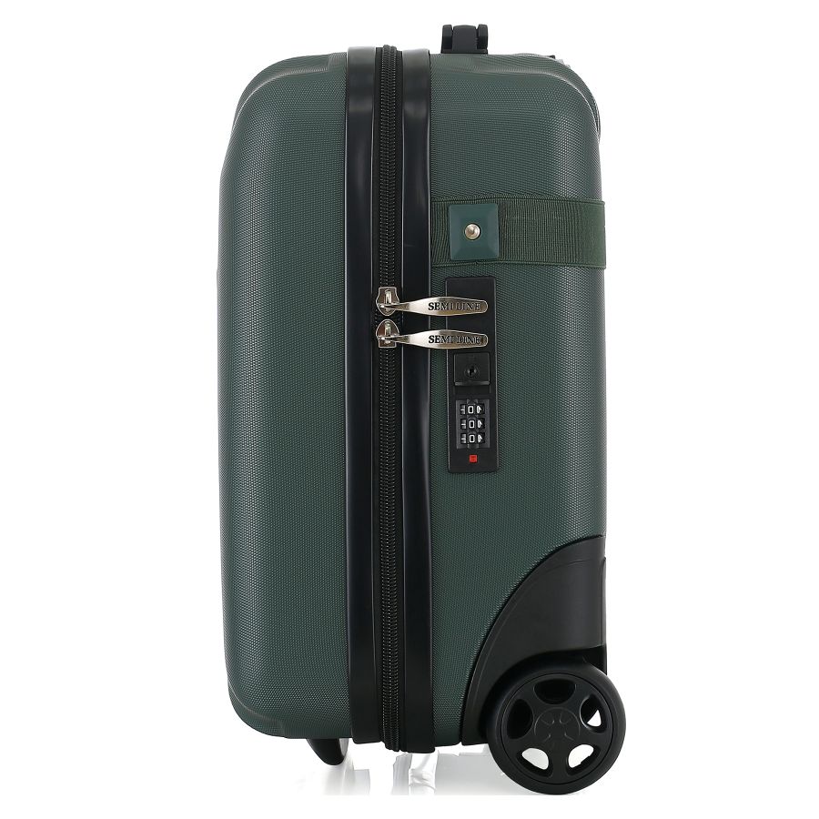 Чемодан миниатюрный Semi Line T5986-2 ABS-пластик 16 дюймов 21 л для ручной клади Зелёный