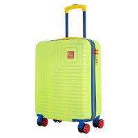 Чемодан маленький Semi Line T5939-1 ABS-пластик 20 дюймов 41 л для ручной клади Lemon