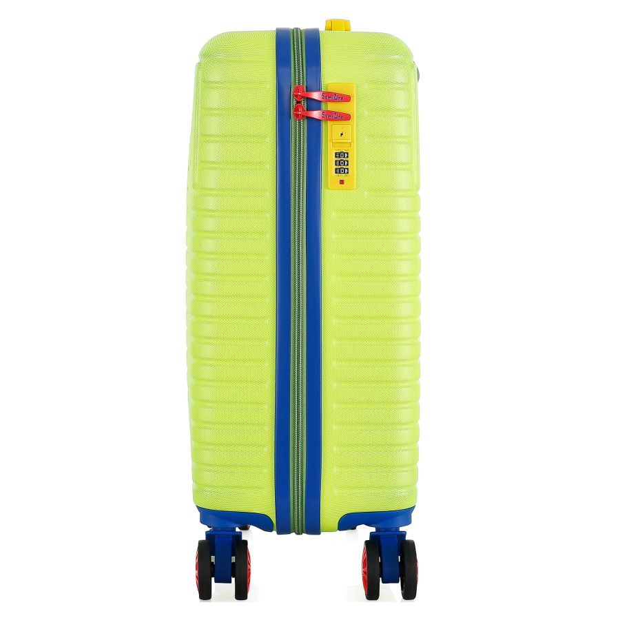 Чемодан маленький Semi Line T5939-1 ABS-пластик 20 дюймов 41 л для ручной клади Lemon