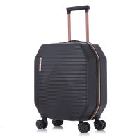 Чемодан маленький Semi Line T5821-3 ABS-пластик 20 дюймов 38 л для ручной клади Чёрный