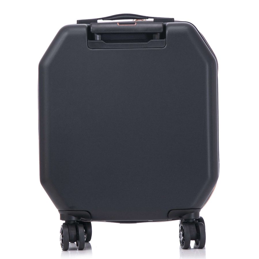 Чемодан маленький Semi Line T5821-3 ABS-пластик 20 дюймов 38 л для ручной клади Чёрный