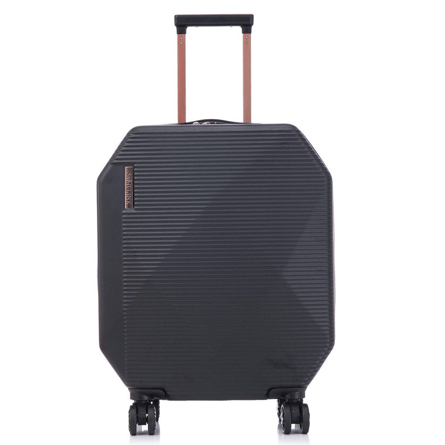 Чемодан средний Semi Line T5821-4 ABS-пластик 24 дюйма 60 л Чёрный