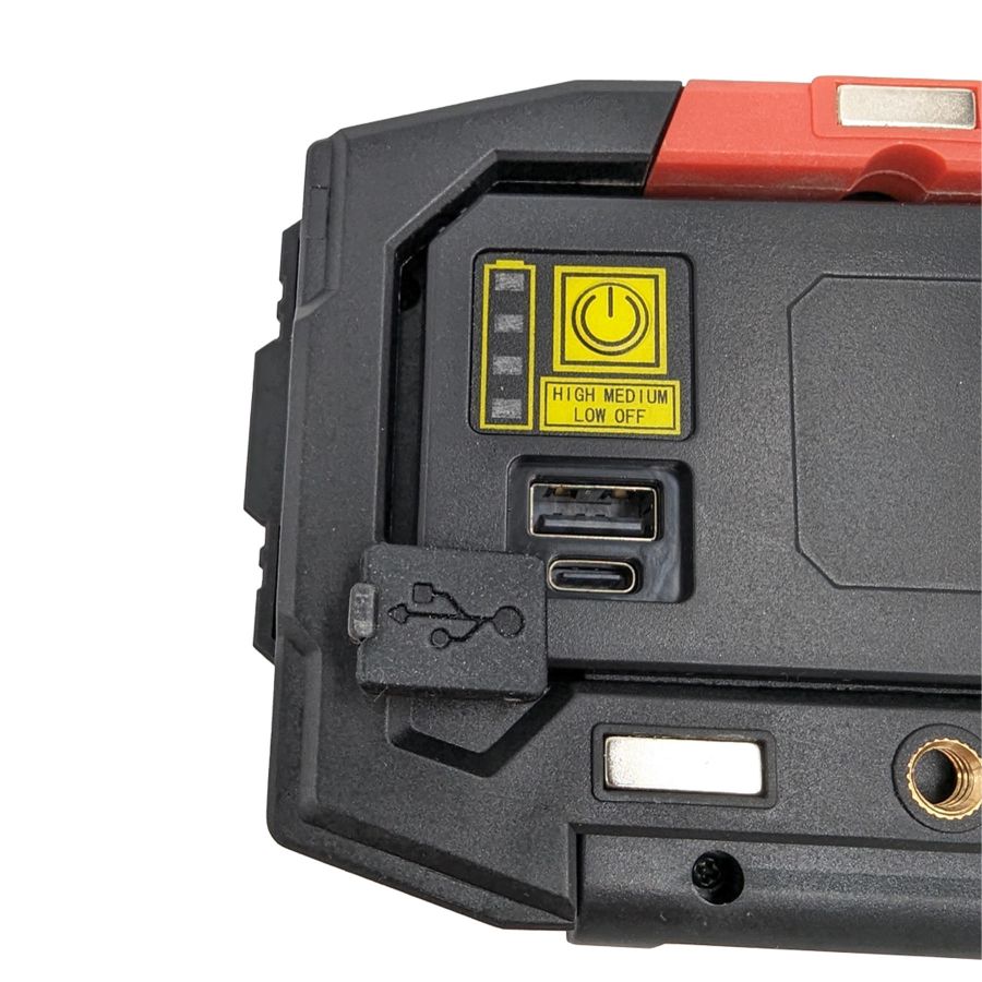 Фонарь профессиональный Falcon Eye Clam FWL0015 COB LED 1000 лм 3000 мАч USB-C Красный