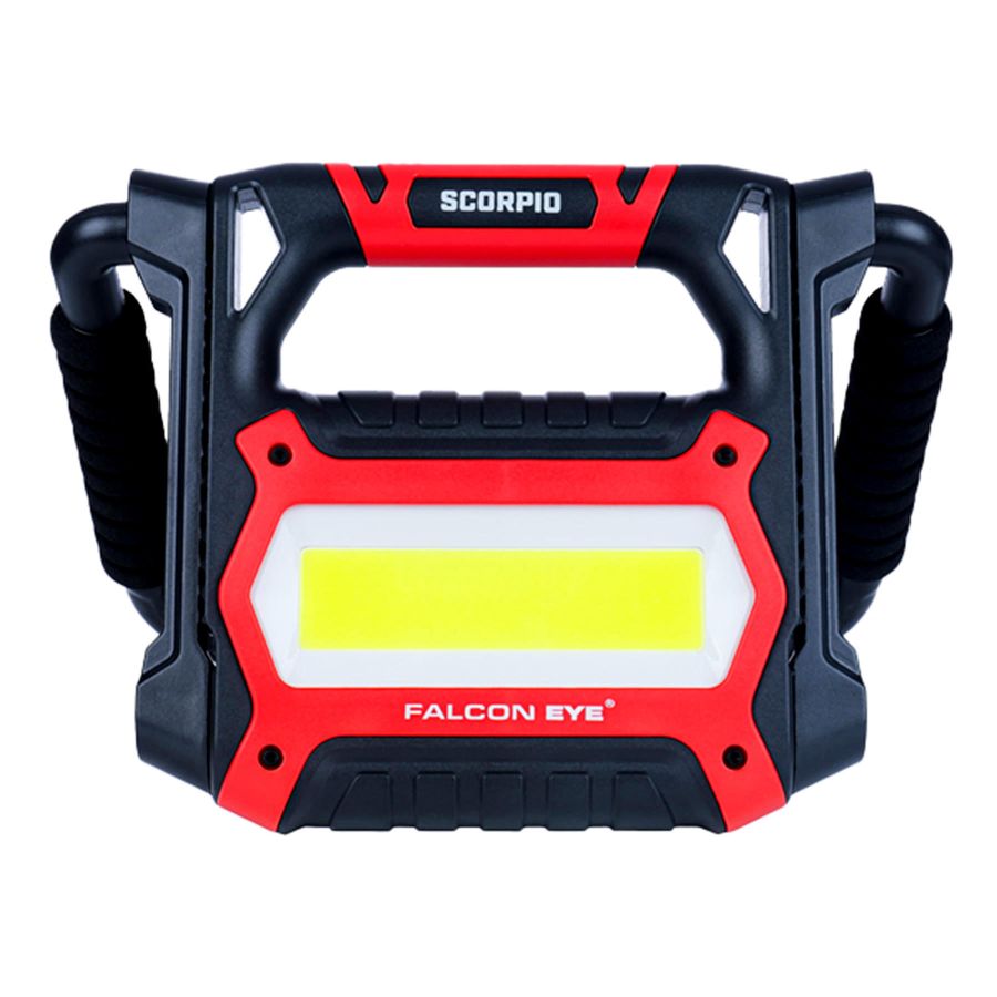 Фонарь профессиональный Falcon Eye Scorpio FWL0016 COB LED 1500 лм 4000 мАч USB-C Красный