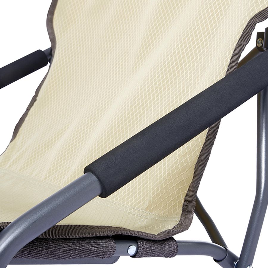 Кресло раскладное Uquip Sandy XL 244043 сталь Ripstop Sand/Grey