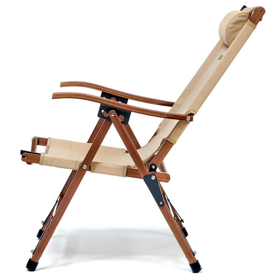 Кресло раскладное Groenberg Skogen Bamboo 264003 бамбук Canvas Bamboo/Beige