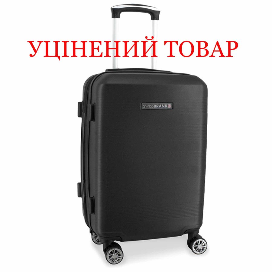 Чемодан Swissbrand Cardiff (L) Black (SWB_LHCAR001L) Discounted