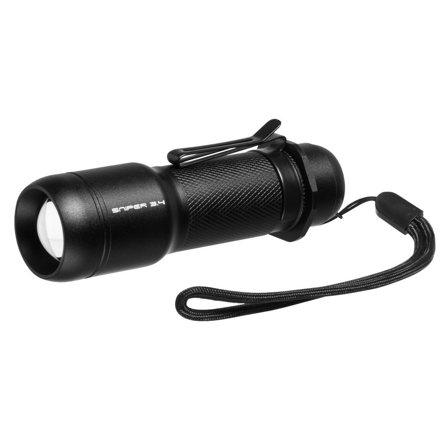 Фонарь тактический Mactronic Sniper 3.4 THH0012 с фокусировкой 600 Lm 110x33x33 мм Черный