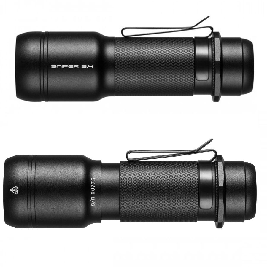 Фонарь тактический Mactronic Sniper 3.4 THH0012 с фокусировкой 600 Lm 110x33x33 мм Черный