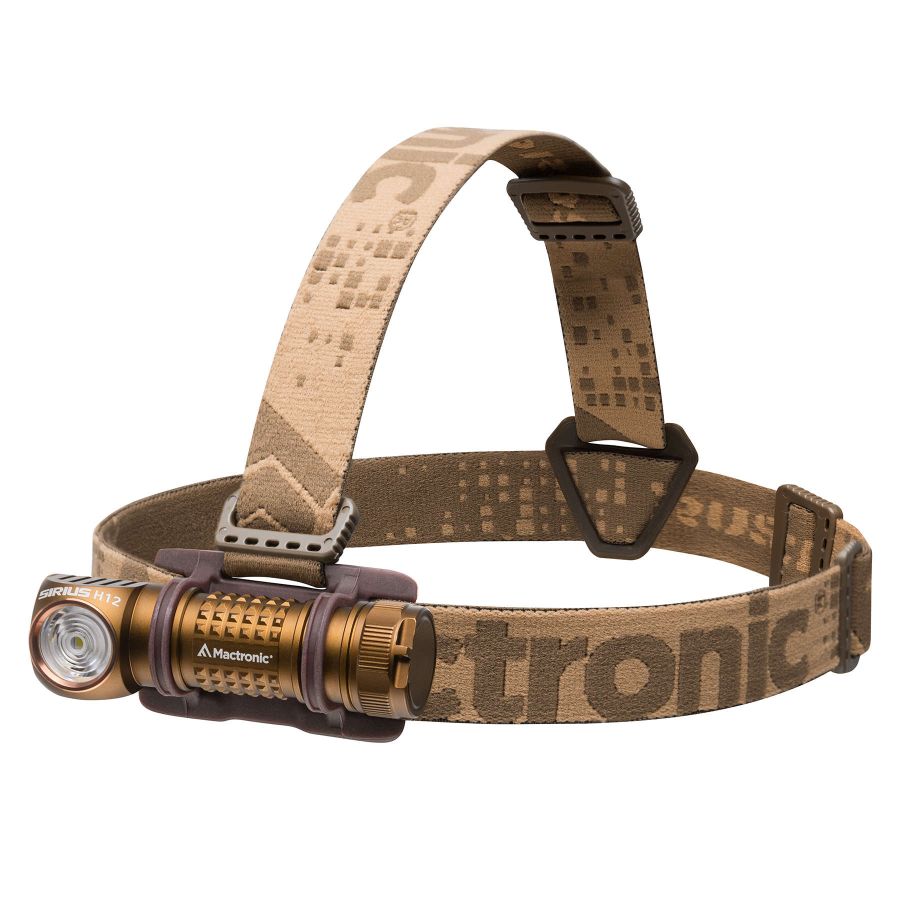 Фонарь налобный угловой Mactronic Sirius H12 AHL0172 аккумуляторный 1200 Lm 84x29.5x23 мм Хаки