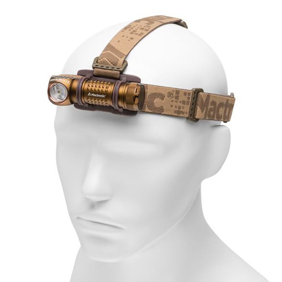 Фонарь налобный угловой Mactronic Sirius H12 AHL0172 аккумуляторный 1200 Lm 84x29.5x23 мм Хаки
