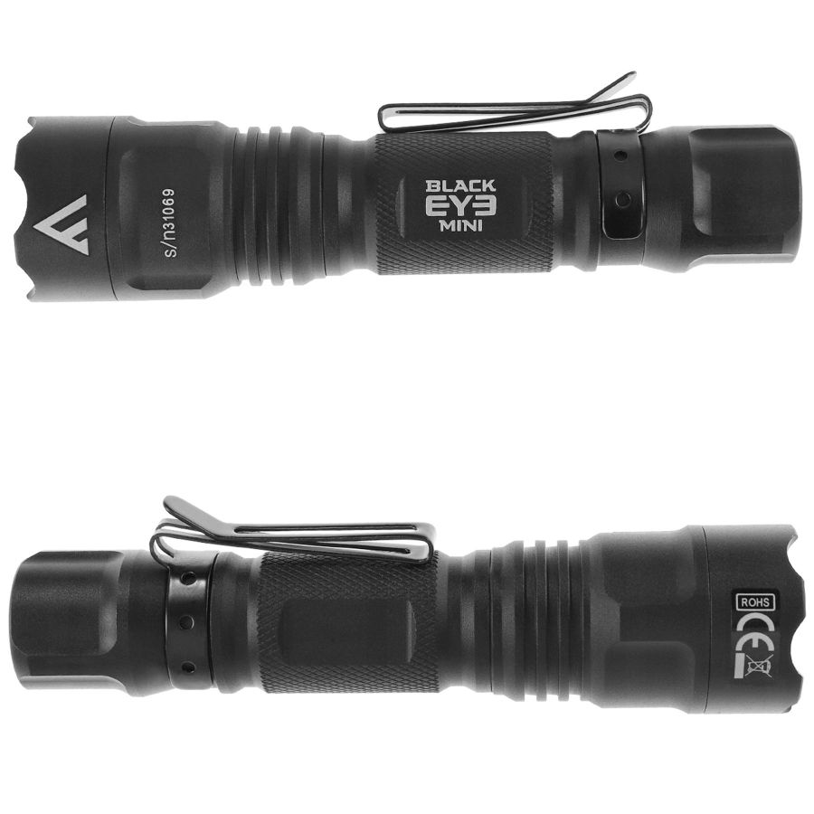 Фонарь тактический Mactronic Black Eye Mini L-MX512L с фокусировкой 135 Lm 118x29x20 мм Черный