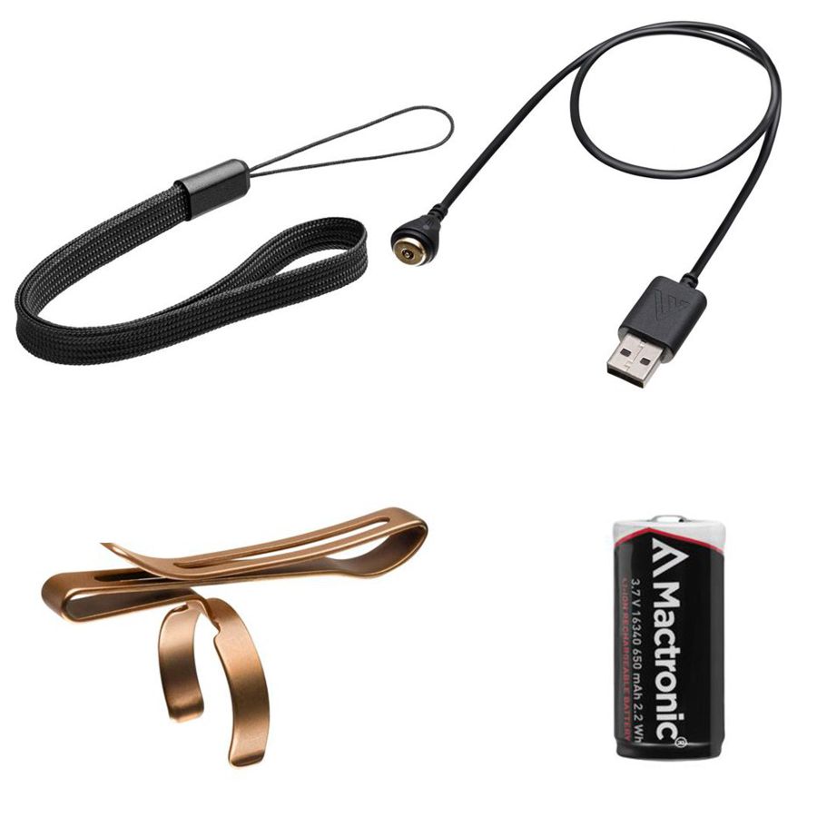 Фонарь тактический Mactronic Sirius M10 THH0171 аккумуляторный 1000 Lm 56x20x20 мм Хаки