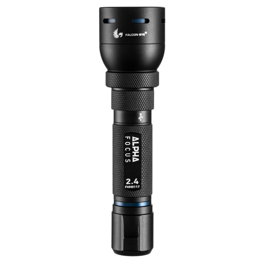 Фонарь тактический Falcon Eye Alpha 2.4 FHH0116 с фокусировкой 500 Lm 163x43x43 мм Черный