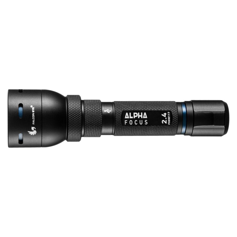 Фонарь тактический Falcon Eye Alpha 2.4 FHH0116 с фокусировкой 500 Lm 163x43x43 мм Черный