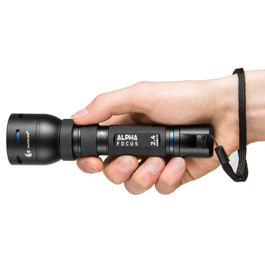 Фонарь тактический Falcon Eye Alpha 2.4 FHH0116 с фокусировкой 500 Lm 163x43x43 мм Черный