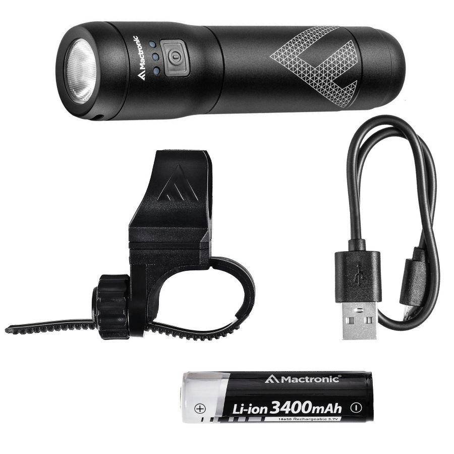 Фонарь велосипедный передний Mactronic Scream 3.1 ABF0167 Type-C 1000 Lm 111x29x29 мм Черный