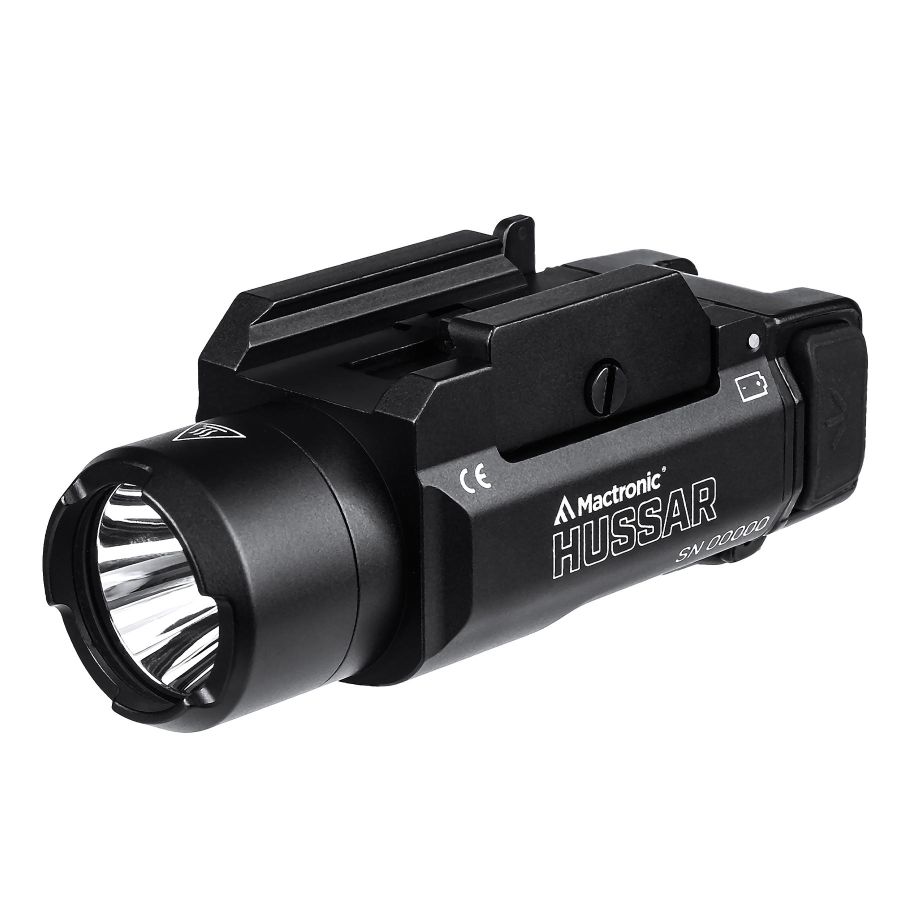 Фонарь тактический подствольный Mactronic Hussar THG0010 1050 Lm 90x38x36 мм Черный
