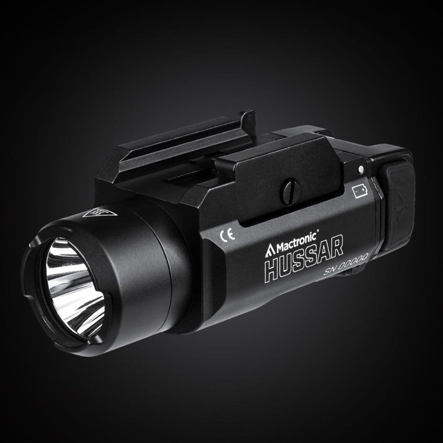 Фонарь тактический подствольный Mactronic Hussar THG0010 1050 Lm 90x38x36 мм Черный