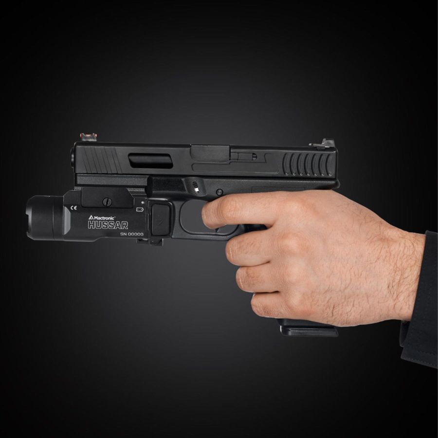 Фонарь тактический подствольный Mactronic Hussar THG0010 1050 Lm 90x38x36 мм Черный