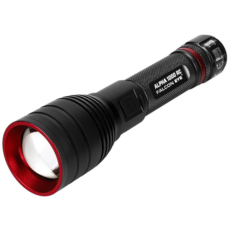 Фонарь тактический Falcon Eye Alpha 1000 RC FHH0122 1000 Lm Focus USB-C Черный
