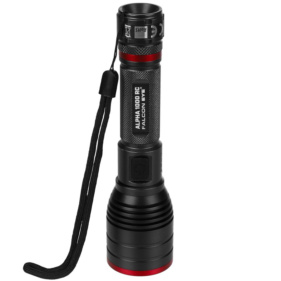 Фонарь тактический Falcon Eye Alpha 1000 RC FHH0122 1000 Lm Focus USB-C Черный