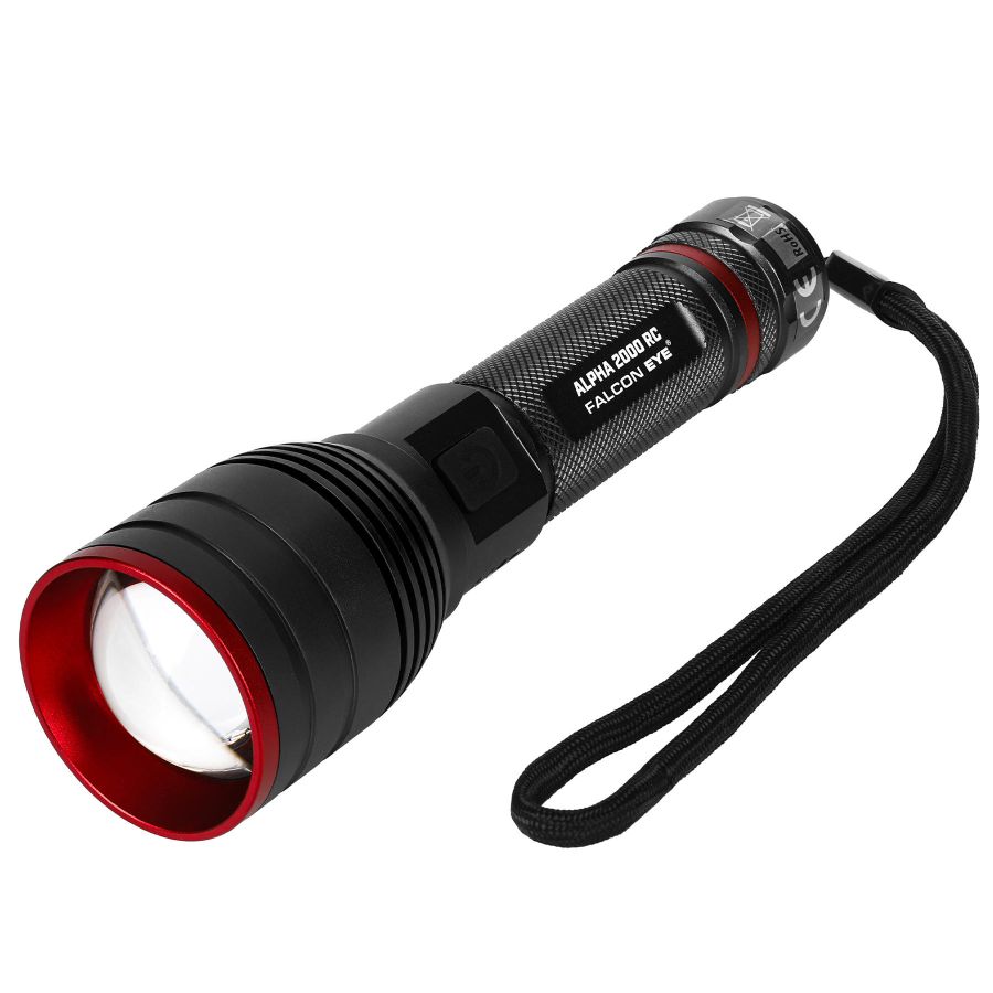 Фонарь тактический Falcon Eye Alpha 2000 RC FHH0123 2000 Lm Focus USB-C Черный