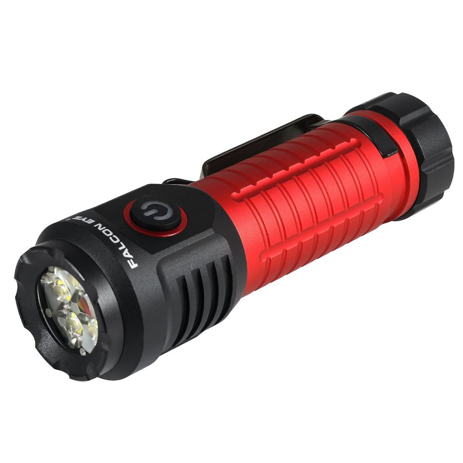 Фонарь тактический Falcon Eye Omega 2K FHH0142 2000 Lm White/Red LED USB-C Магнитный Черный