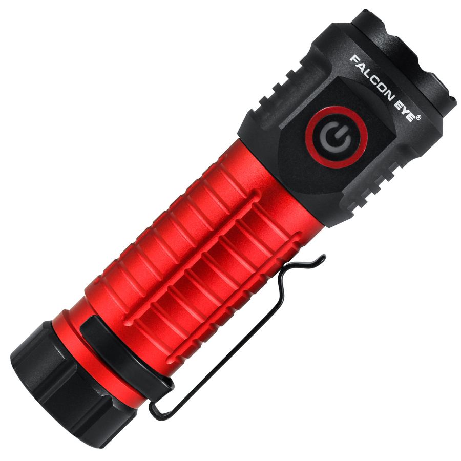 Фонарь тактический Falcon Eye Omega 2K FHH0142 2000 Lm White/Red LED USB-C Магнитный Черный