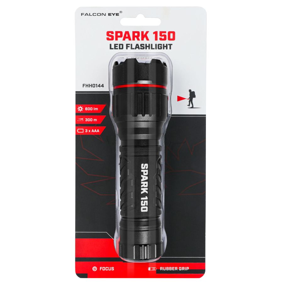 Фонарь тактический Falcon Eye Spark 150 FHH0144 600 Lm Focus Черный